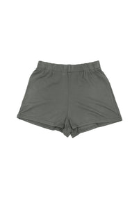 ギャザーオフショルダートップス×ショートパンツセット
